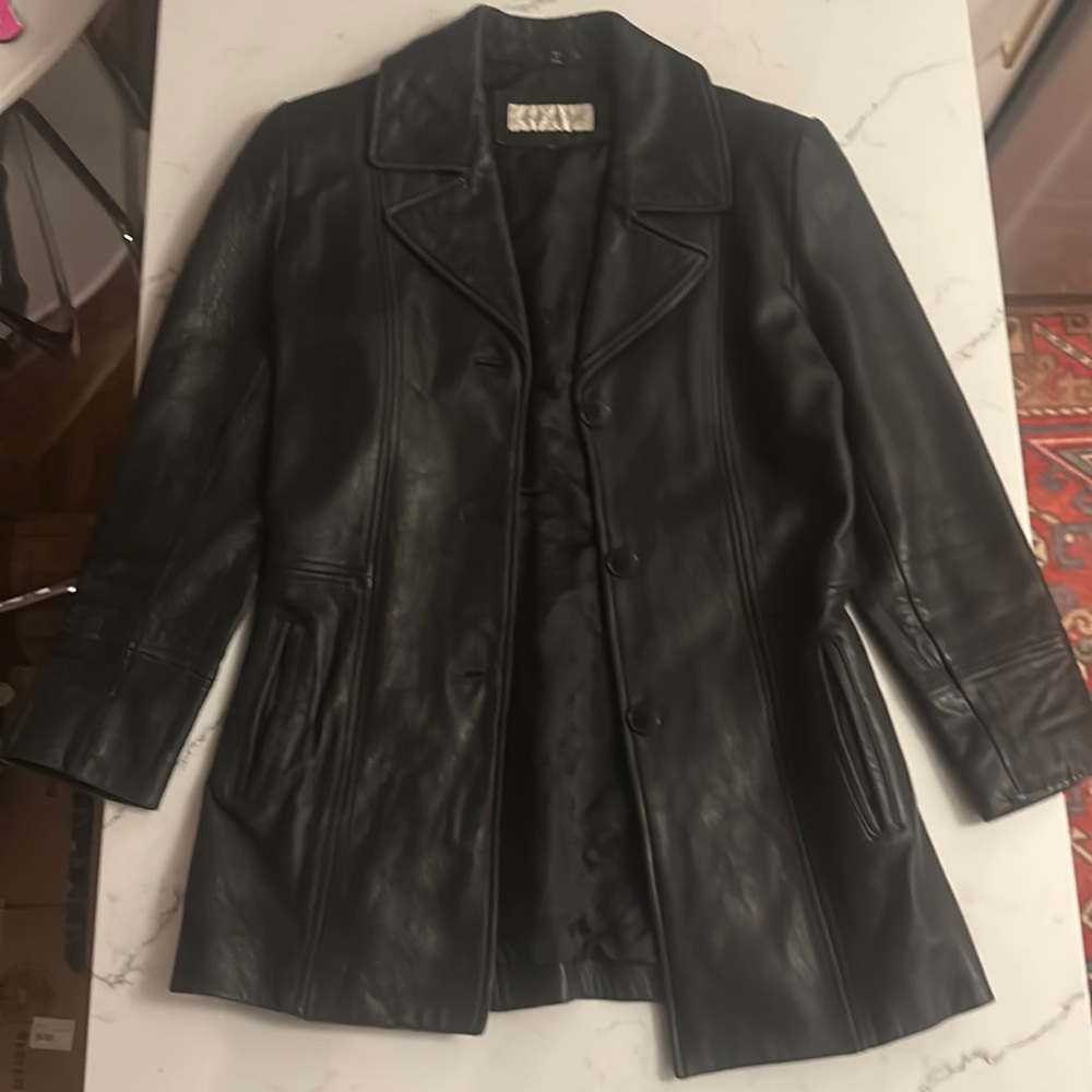 Jones New York Leather Jacket